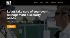 Desktop Screenshot of maveventservices.com